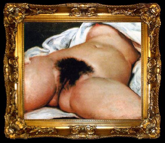 framed  Gustave Courbet The Origin of the World, ta009-2